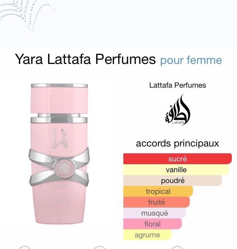 Lattafa Yara Parfum Femme