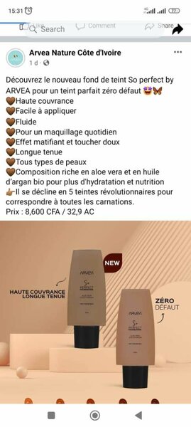 Arvea So Perfect Foundation