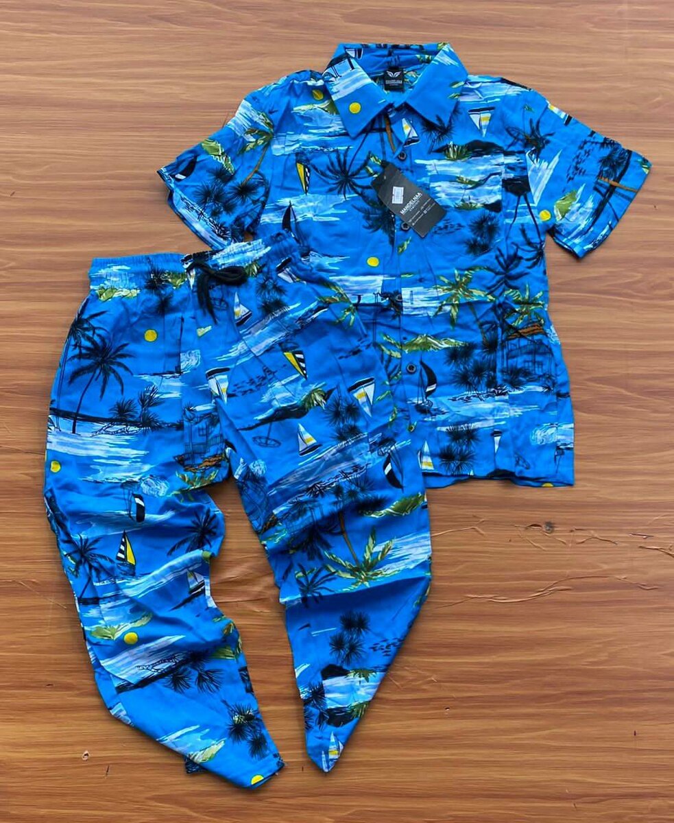 Kids 2 Pieces Summer Wear Top & Down - Multicolor