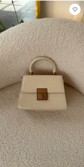 Golda Beige Mini Handbag
