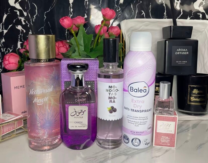 Coffret de parfums élégants