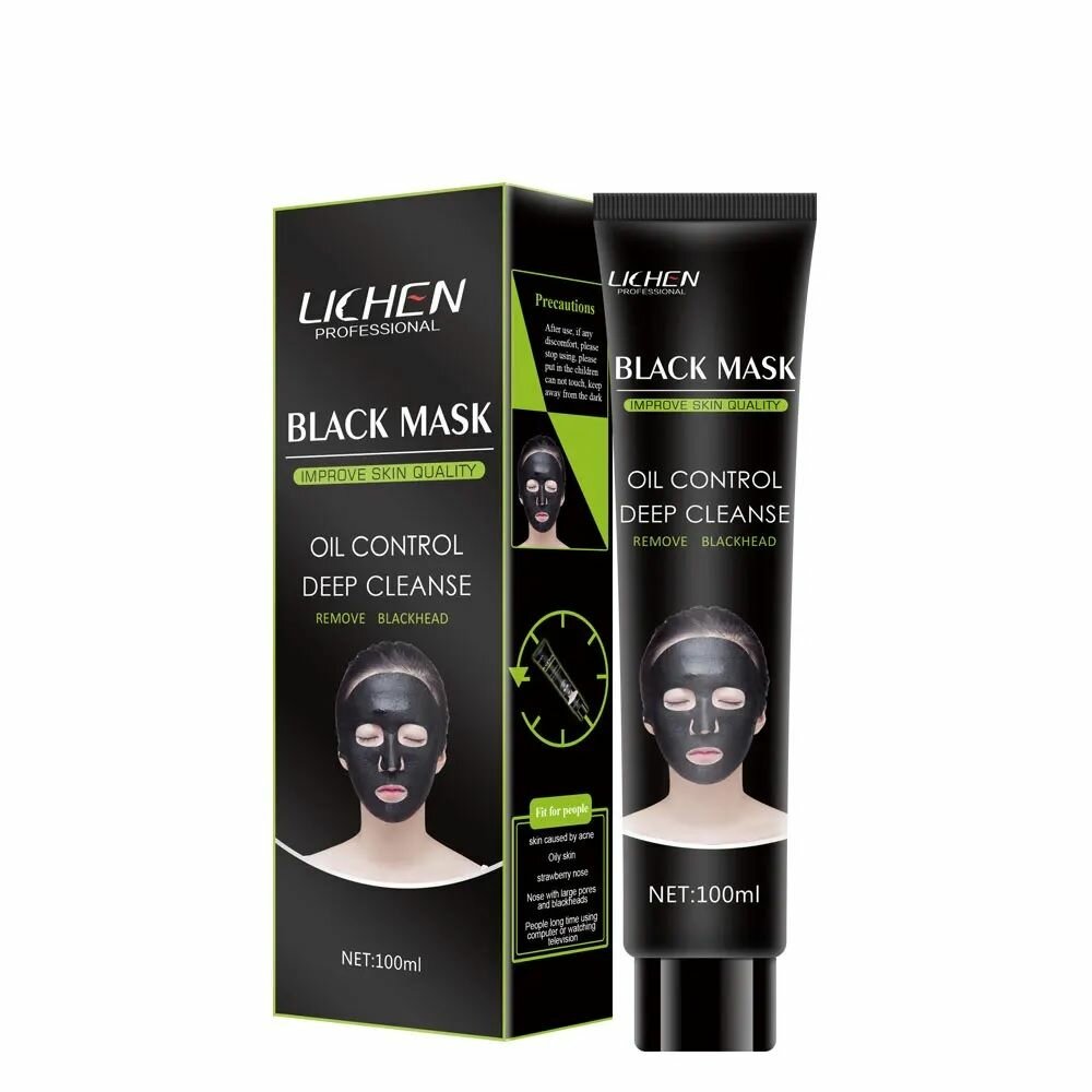 Lichen Profession Black Mask Oil Control Deep Cleanse Remove