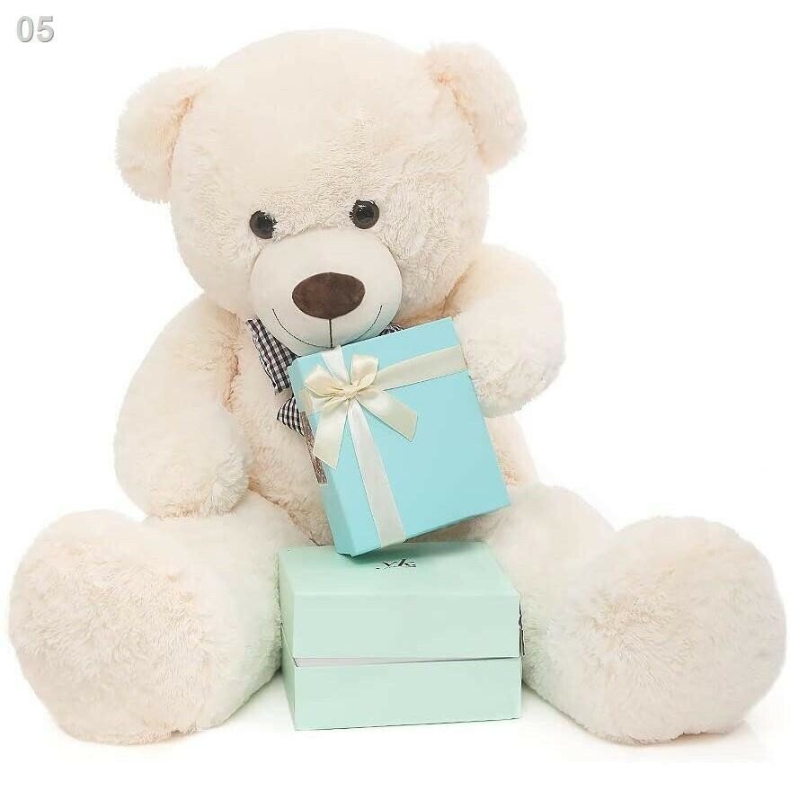 Giant Teddy Bear Plush Toy with Scarf - Large Stuffed Animal