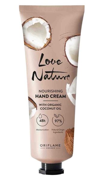 NOURISHING HAND CREAM  WITH ORGANIC COCONUT OIL