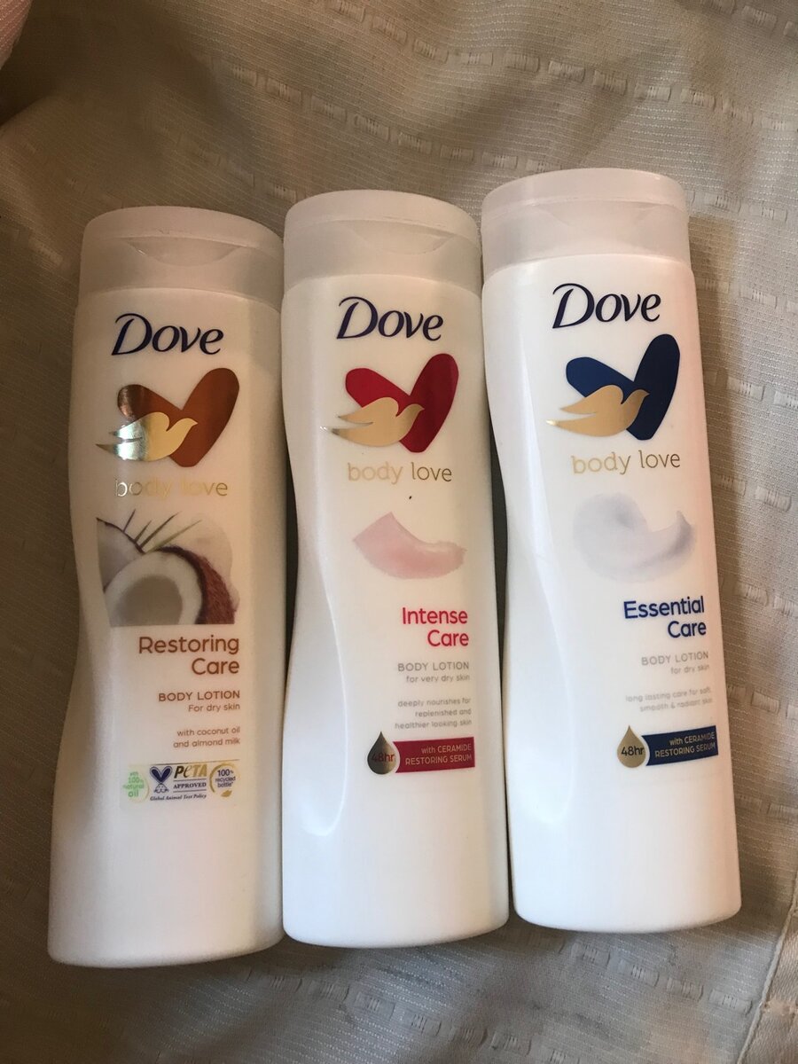 Dove lotion