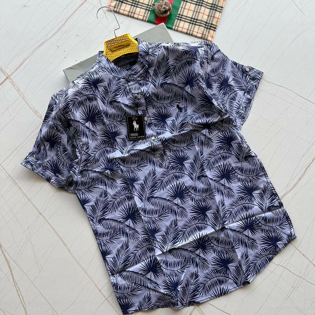 Polo Linen Flower Shirts