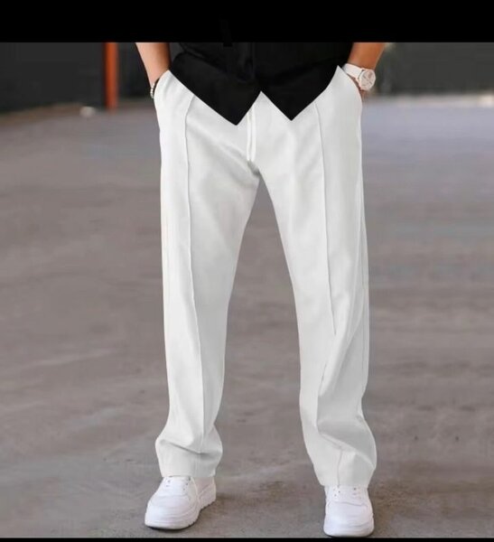 Pantalon élégant blanc