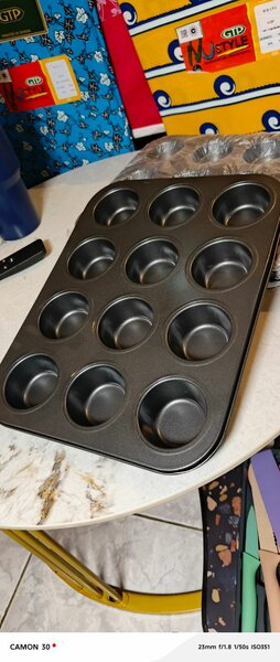 Moule à muffins en acier