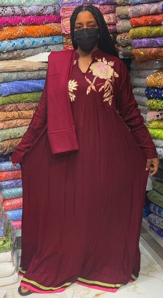 Robe Caftan Élégante Brodée