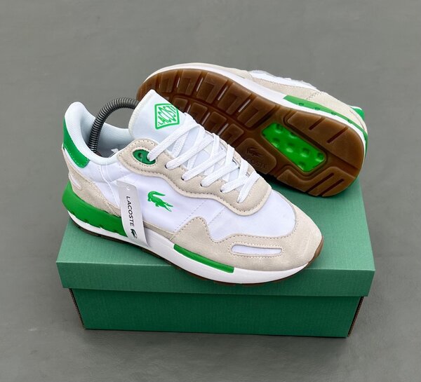 Sneakers Lacoste Blanc et Vert