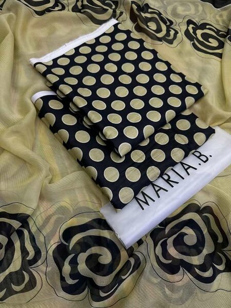 Printed lawn suit