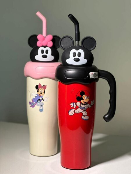 Mickey and Minnie Mouse vacuum bottles