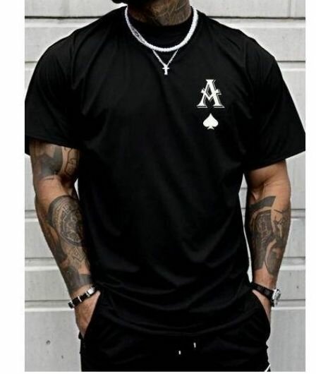 T-shirt homme style As de pique