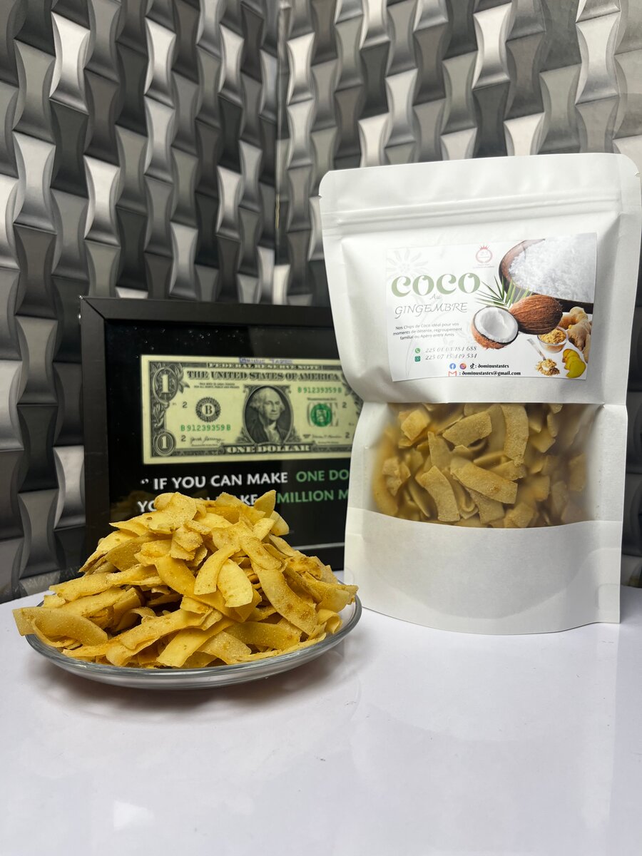 Chips de Coco Gingembre