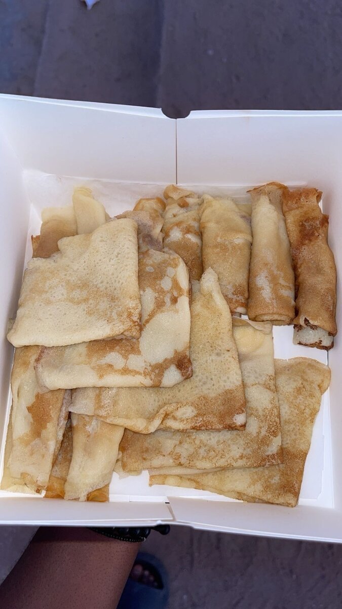 3 crêpes nature