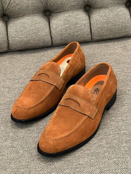 Mocassins en daim homme élégants