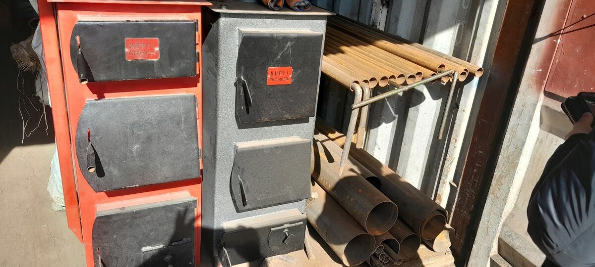 Труба и умный отопителный печка