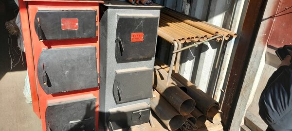 Труба и умный отопителный печка