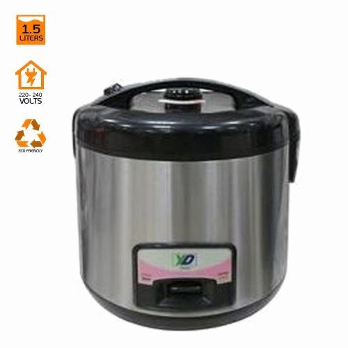 Mikachi 1.5L - 500W - 1500S Rice Cooker - Silver