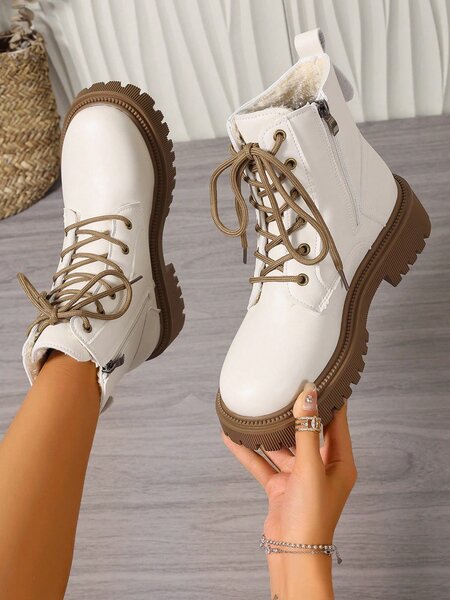 Bottes d'hiver doublées femme