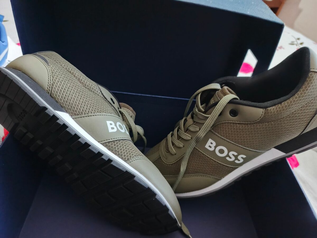 Sneakers BOSS Vert Moderne