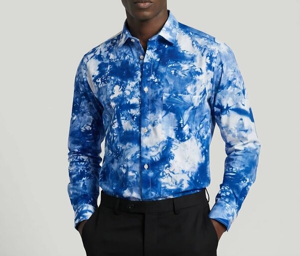 Chemise Homme Tie & Dye Élégante