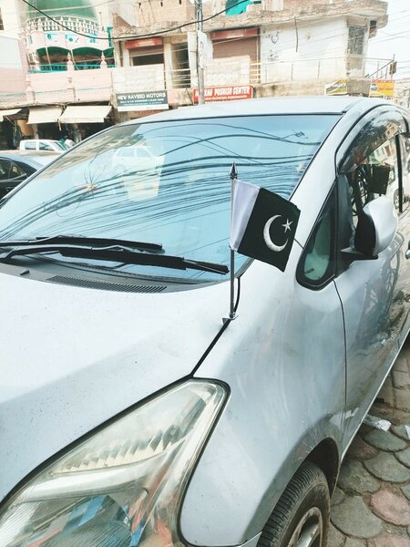 Car Bonnet Flag Rod