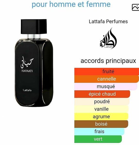 Parfum Hayati Mixte Lattafa
