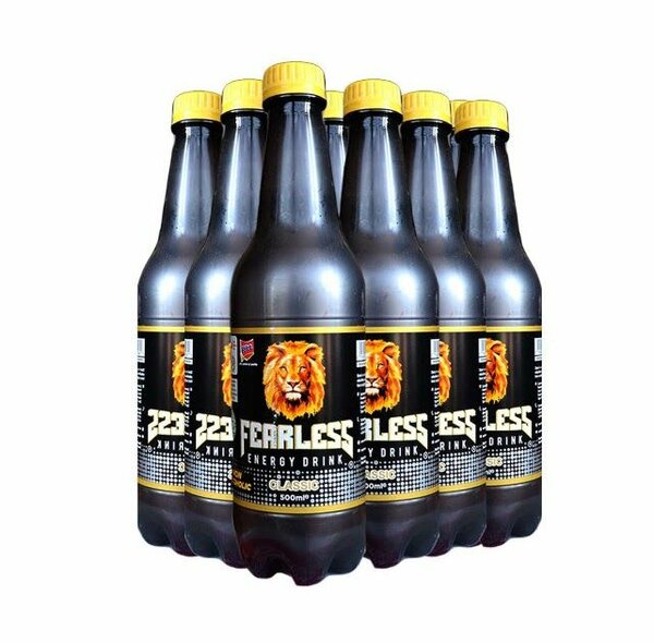 soft drinks and fearless energy drinks