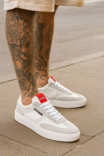 Sneakers en cuir pour hommes