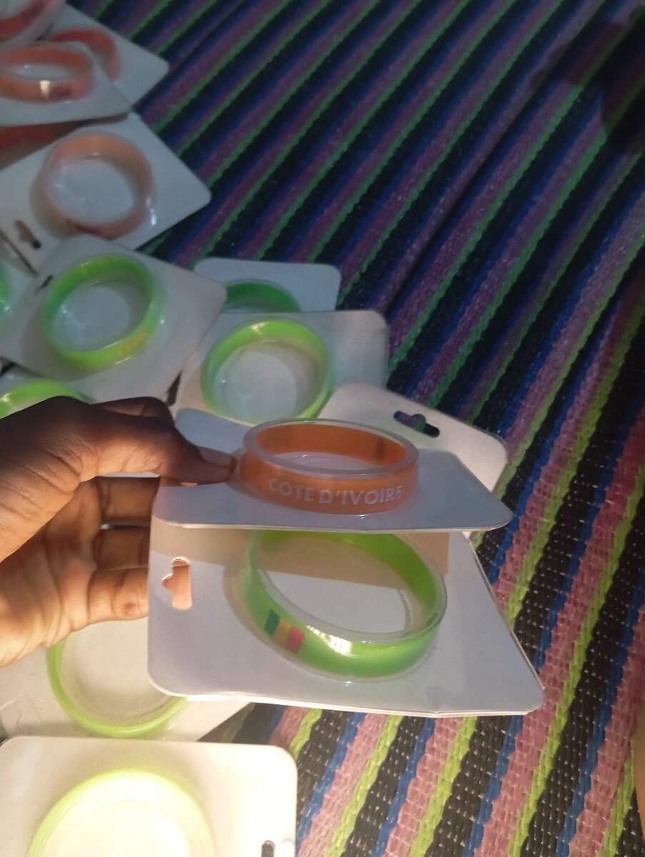 Bracelets en silicone Côte d'Ivoire