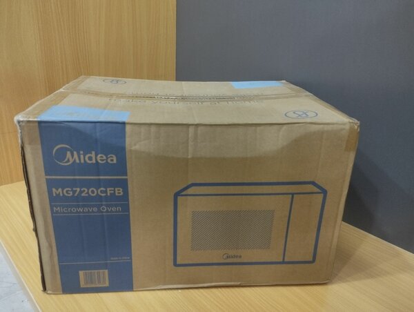 Midea 20ltr Grill Microwave Silver Mg720cfb