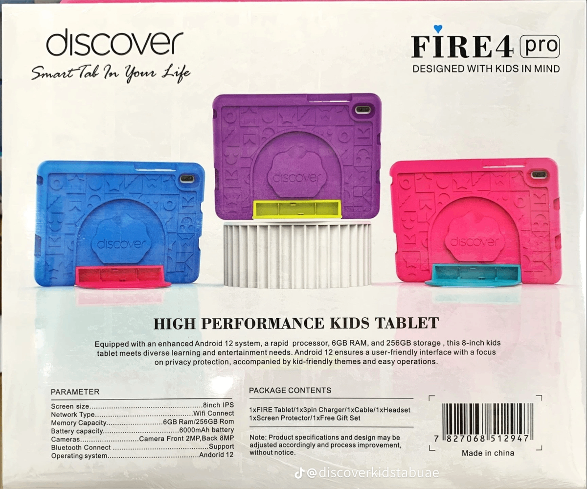 Tablette enfant Discover 8"