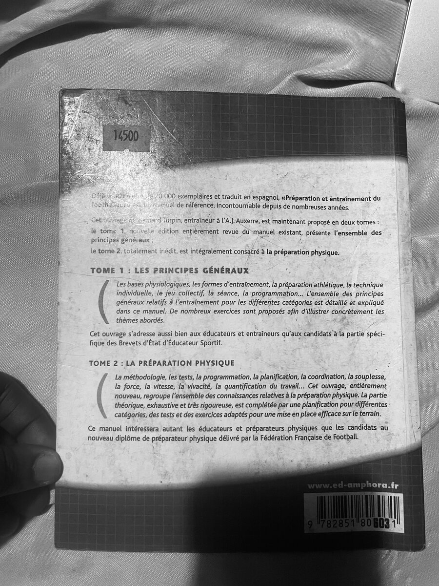 Préparation du Footballeur