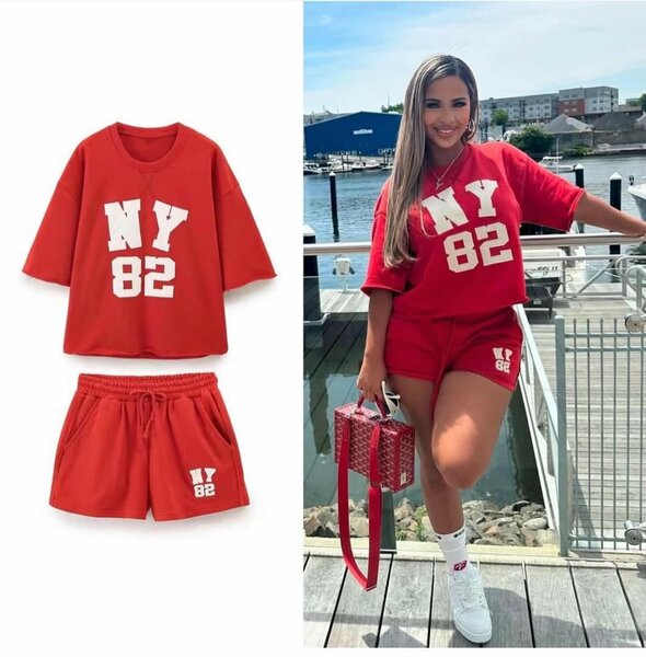 Set sportswear rouge NY 82