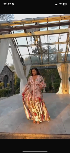 Robe longue bohème chic