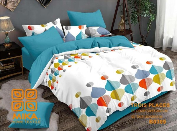 Parure de lit MIKA colorée