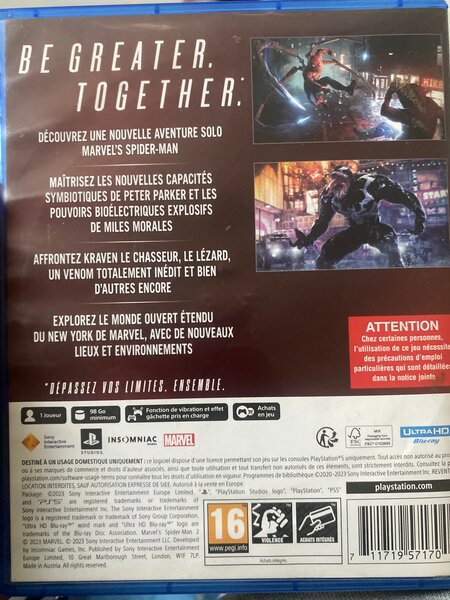 Marvel Spider-Man 2 PS5