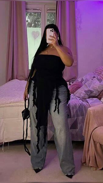 Top à volants chic pour femmes