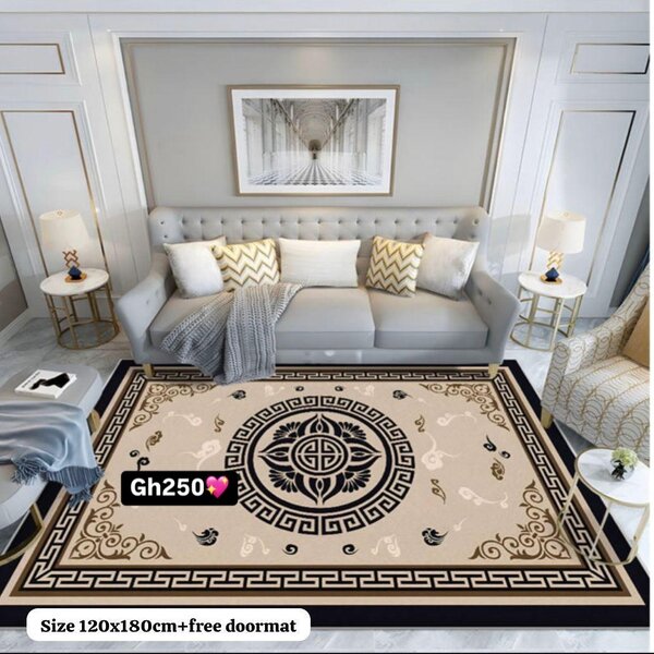 Beautiful and soft patterned carpet