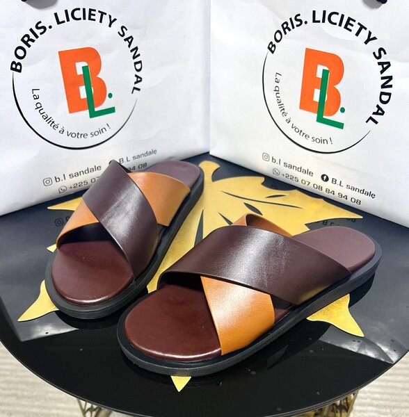 Sandales Homme Élégantes en Cuir