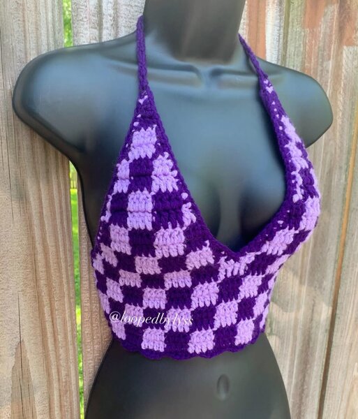 Crop top en laine