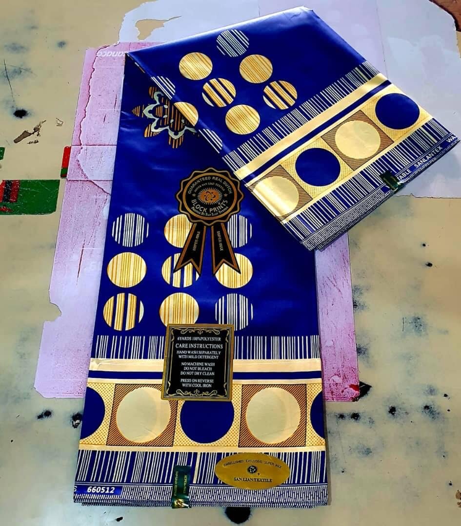 Polyester fabric with print