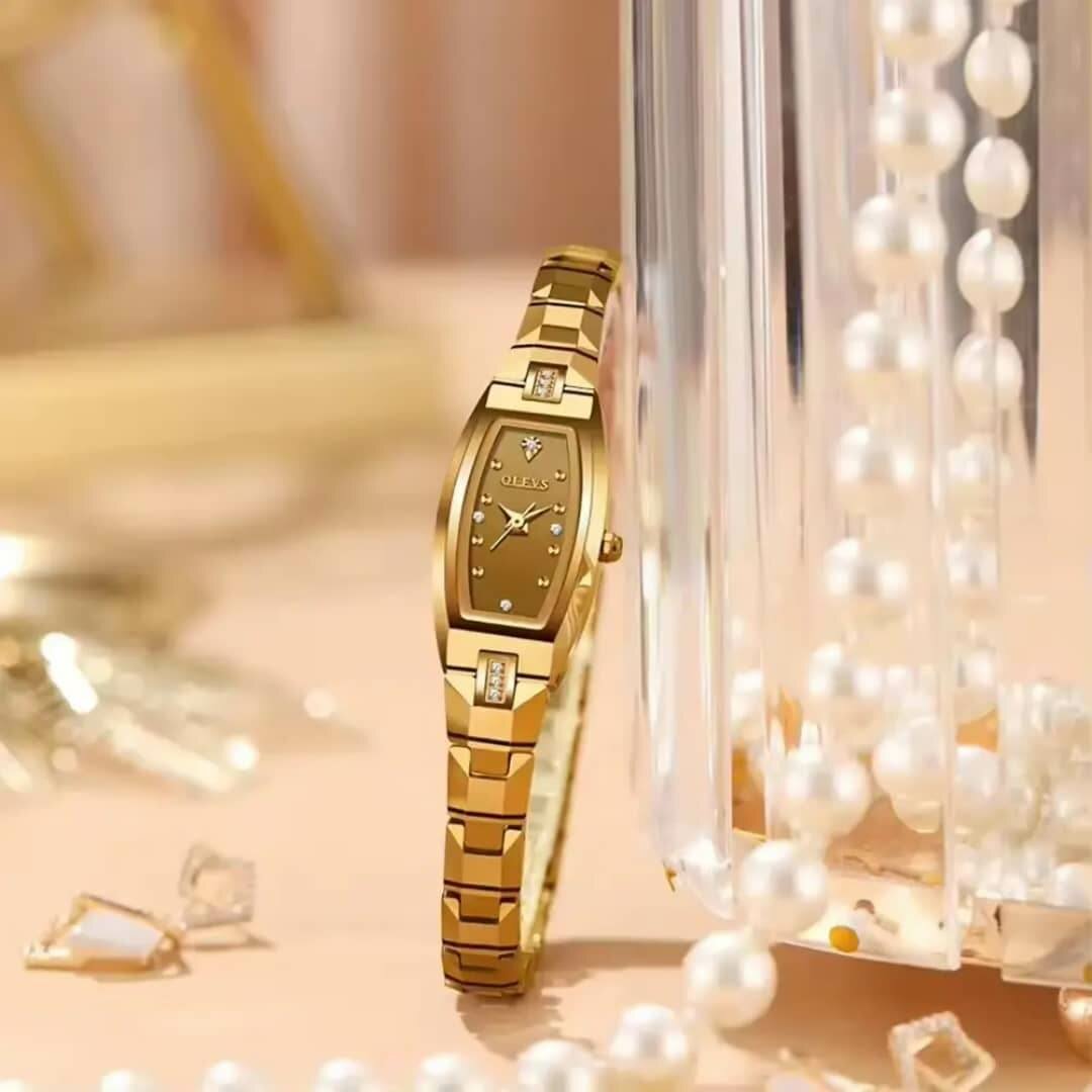 Montre Femme Luxe Dorée