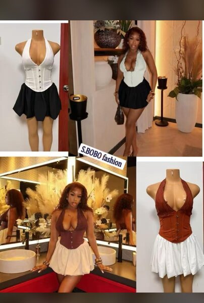 Robe Bustier Sexy Femme