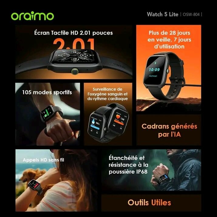 Oraimo Watch 5 Lite