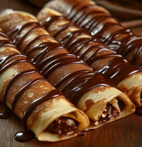 Crêpes au Chocolat Délicieuses