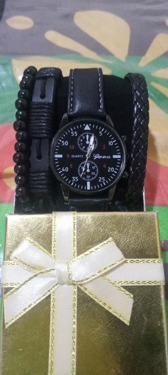 Montre bracelet homme cuir