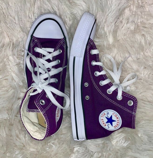 Converse All Star Hautes Violettes