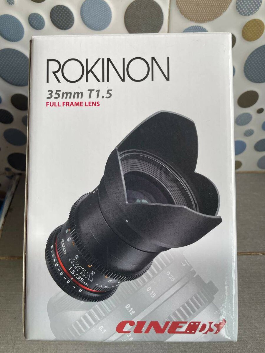 Rokinon 35mm T1.5 Cine DS Lens For Canon EF Mount